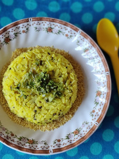 A picture of Kanda Poha.