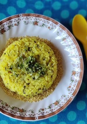 A picture of Kanda Poha.