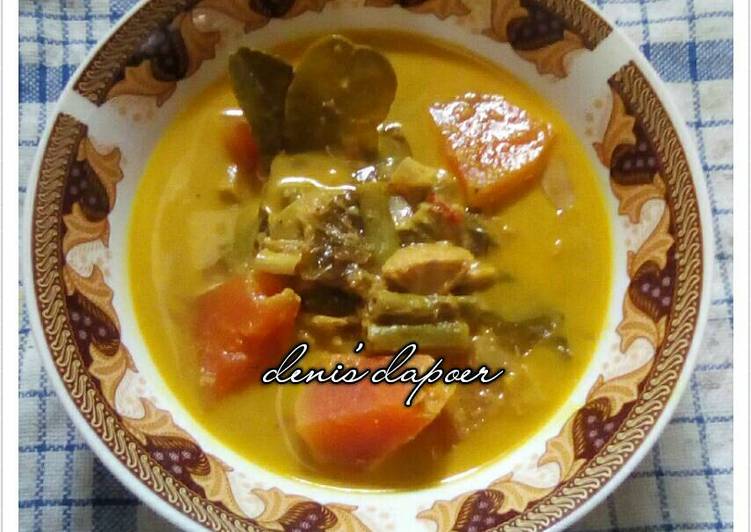 Sayur pliek ue / kuah pliek ue