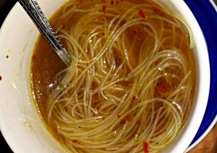 Tasty And Delicious of Rice noodle soup phake pho