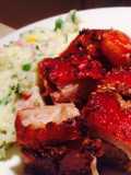 Crackin' Pork Belly with Spinach-Bacon Mash
