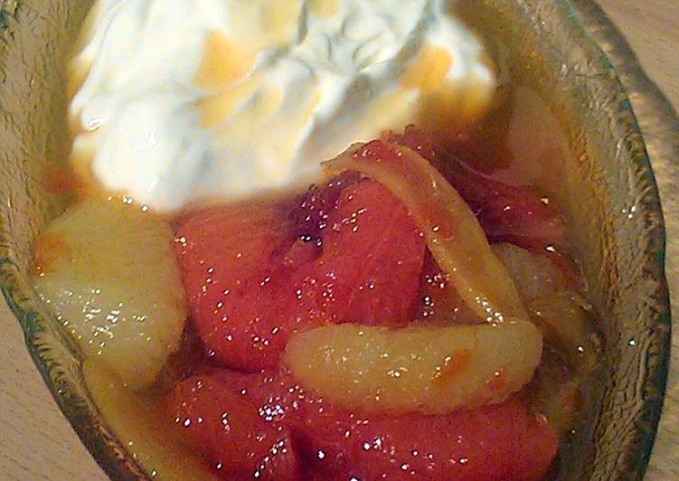 Recipe of Speedy Vickys Agave Poached &amp; Spiced Grapefruit GF DF EF SF NF