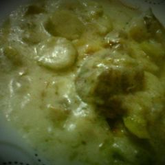 A picture of Bechamel zucchini.