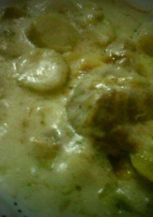 A picture of Bechamel zucchini.