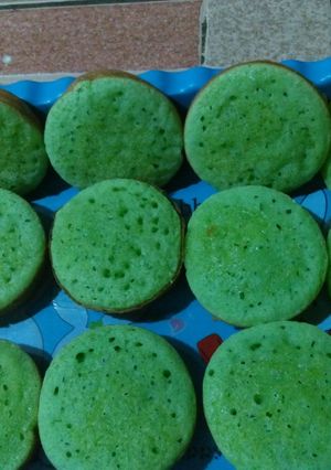 Foto resep Bika Ambon mini (pandan)