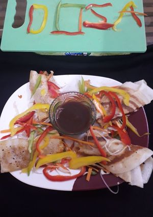 A picture of Chinese dosa.