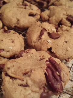 A picture of Bacon Pecan Chocolate Chip Cookies.