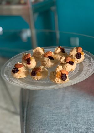 Una foto de Cremitas de leche con frutos secos