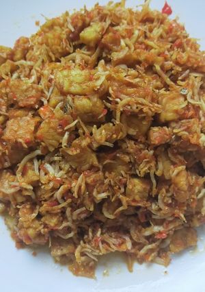 Foto resep Balada Teri Medan feat Tempe
