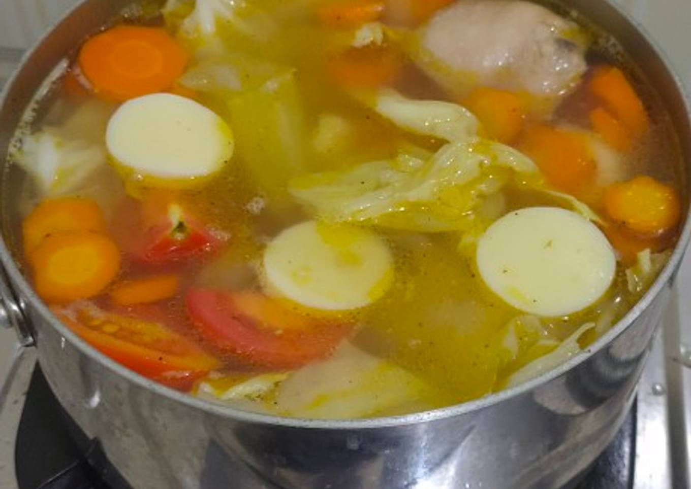 Sup ayam praktis cemplang cemplung