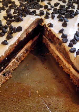 A picture of Chocolate Pudding Pizza.