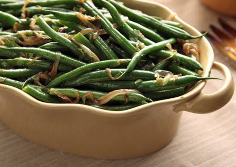 Simple Way to Prepare Any-night-of-the-week Sautéed Green Beans Recipe