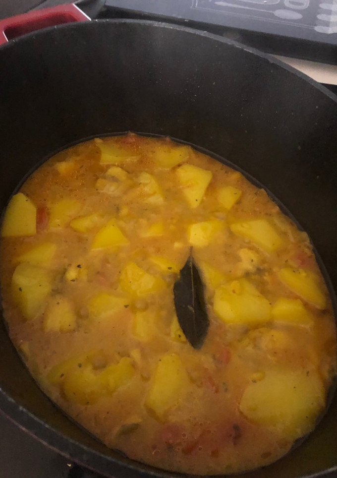 Una foto de Patatas con rape supersencillas