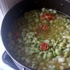 A picture of Quick Smoky Baby Lima Beans.