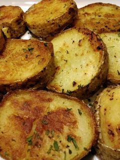 A picture of Crispy potato rounds.
