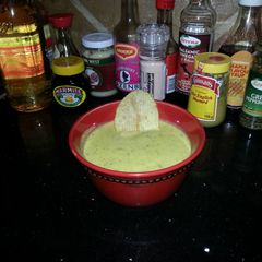 A picture of Tasty honey mustard dip/salad dressing.