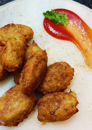 A picture of Banana balls.