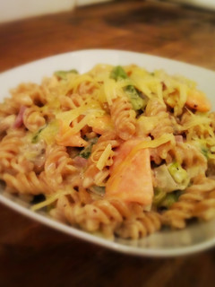 A picture of Smoked Salmon Pasta.