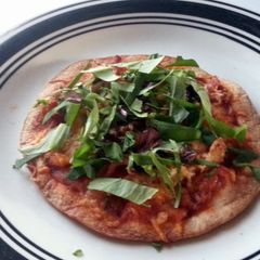 A picture of Chicken Bacon Tostadas.