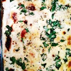 Baked pasta A picture of Baked pasta.