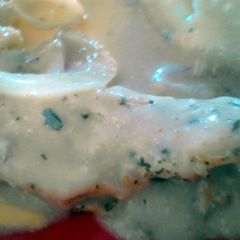 A picture of mushroom chicken.