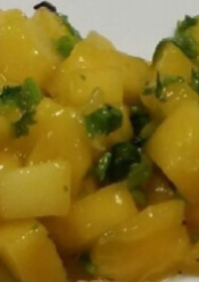 A picture of Mango Salsa.
