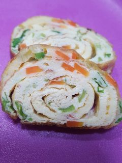 Foto resep Telur dadar gulung