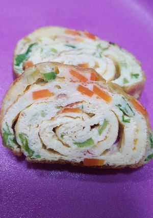 Foto resep Telur dadar gulung