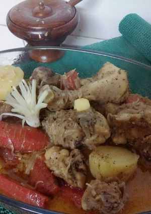 A picture of My style of chicken stew.