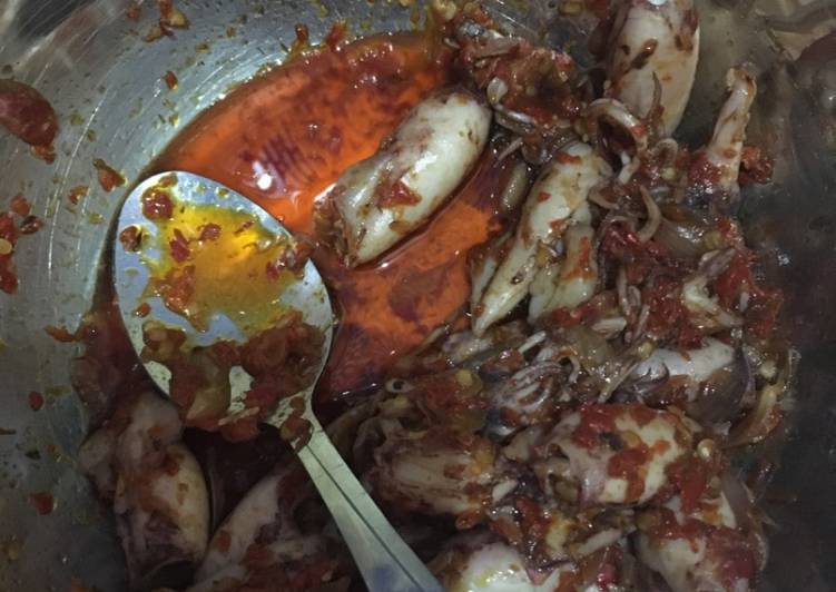 Resep Resep cumi asin sambal enak mantap Lezat