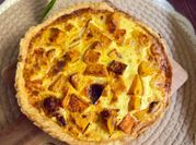 Una foto de quiche de ricota