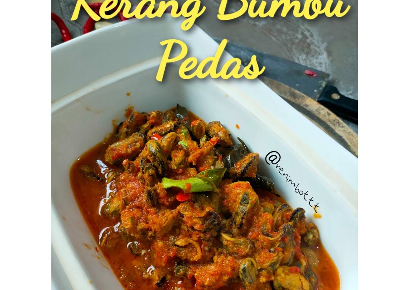 Kerang Bumbu Pedas 🤤🍲 | Medok + Pedas nagih😩