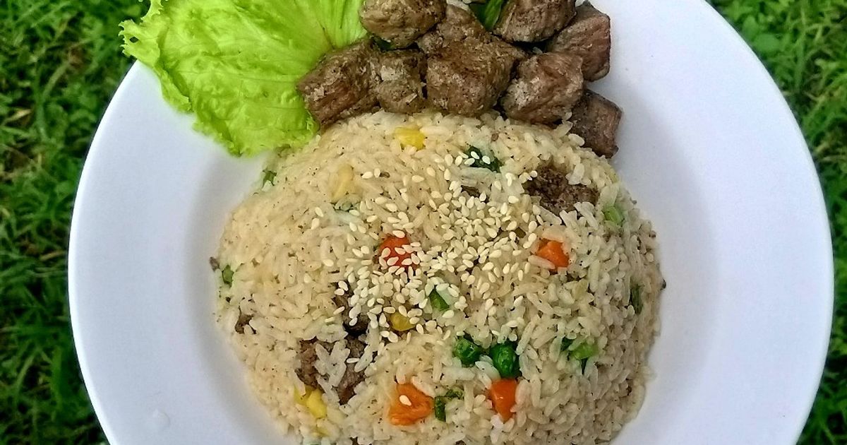 Roro Rice Resep Butter Rice With Saikoro Beff oleh Roro Woelan - Cookpad