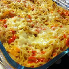 A picture of Baked Pasta with Peppers.