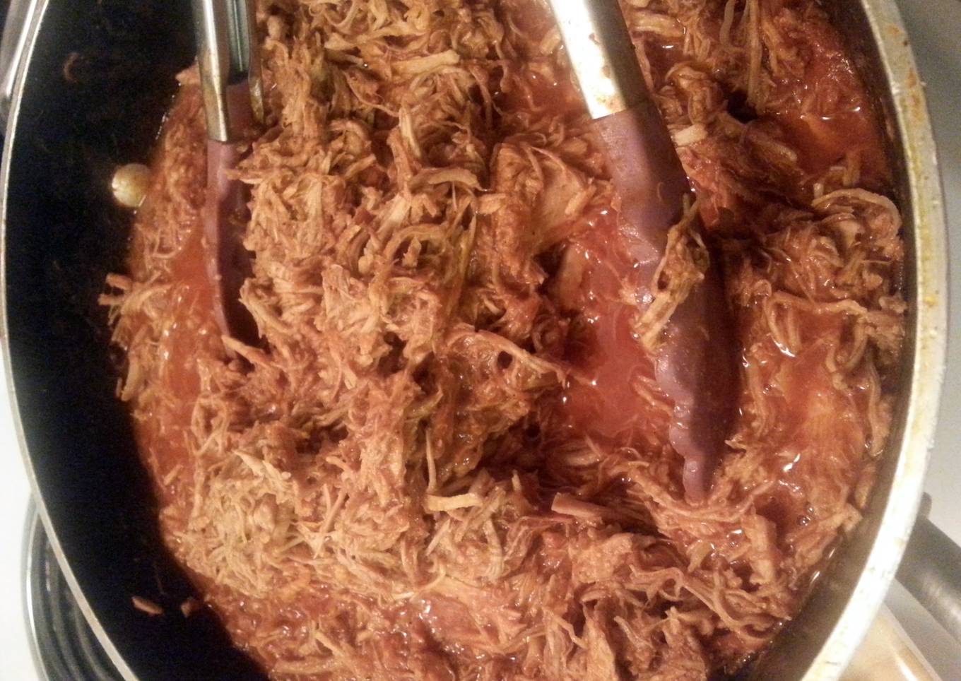 Low Carb Shredded Pork Colorado with steamed zucchini, corn & tomatoes