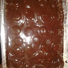 A picture of Amazing cookie dough and brownie treat.