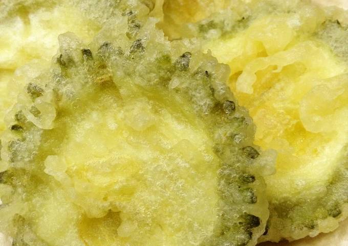 Recipe of Ultimate Plain and Simple! Bitter Melon Tempura