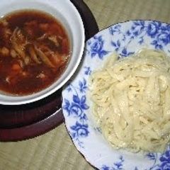 My Grandmother's DIY Udon Noodles A picture of My Grandmother's DIY Udon Noodles.