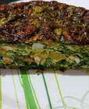 Tortilla de verduras y Pollo #rica #facilyrapidaparahacer #supersaludable #hechaconrestodecomida