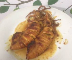 Cara Memasak Cumi panggang madu Enak Bergizi