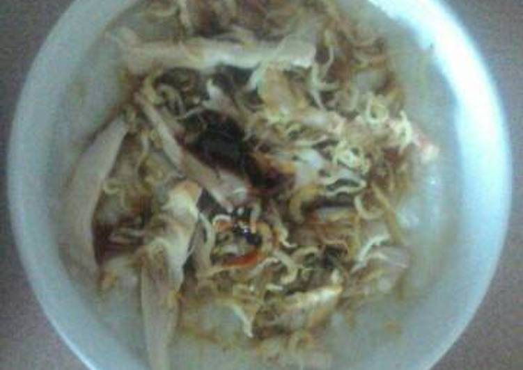 Bubur ayam mixs ikan teri