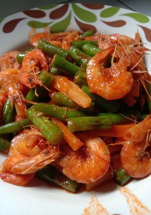 Foto resep Udang Merah Pedas