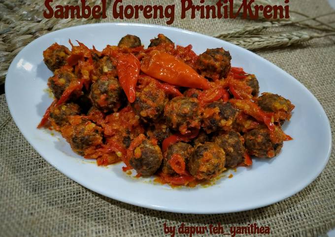 Sambel Goreng Printil/Kreni