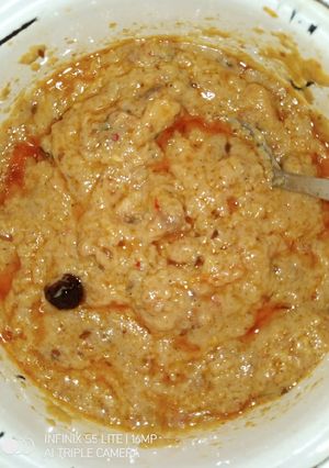A picture of Karhi Pakora.