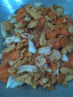 Foto resep Capjay goreng sederhana