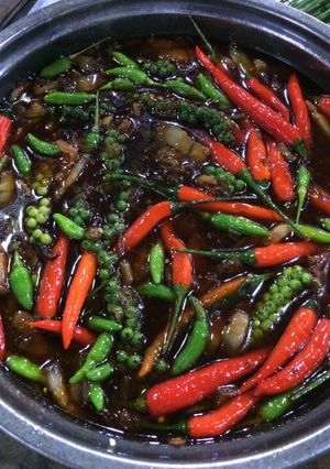 Hình của món Kho quẹt.