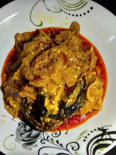 A picture of Añara (garden egg) sauce.