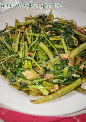 Foto resep 66. Tumis kangkung terasi