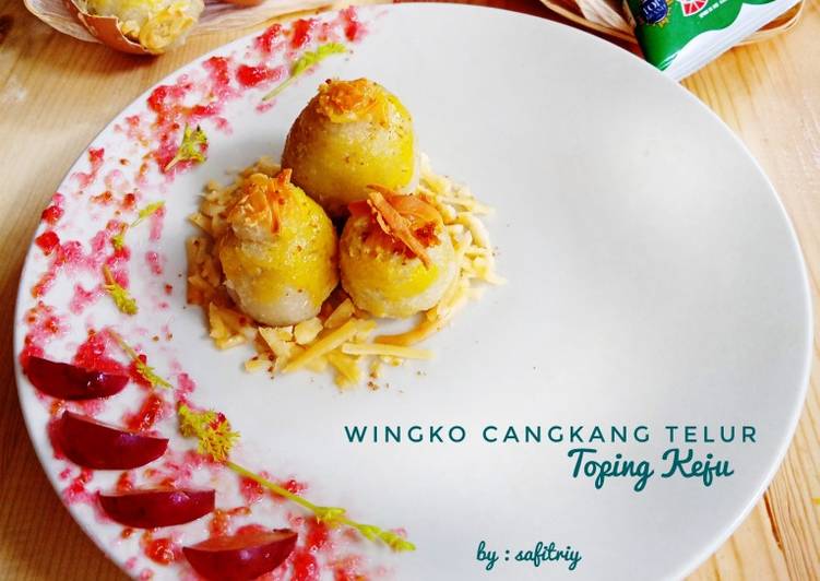 Wingko Cangkang Telur Toping Keju