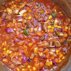 A picture of Taco soup.